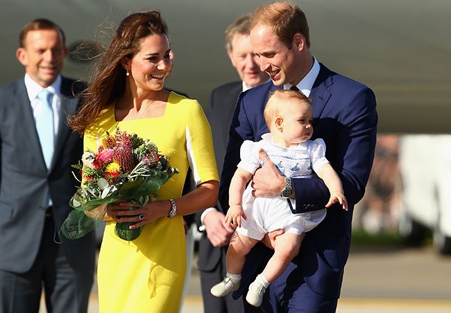 kate middleton with prince george in oz
