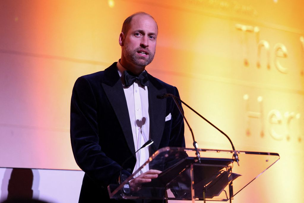 Prince William giving a speech