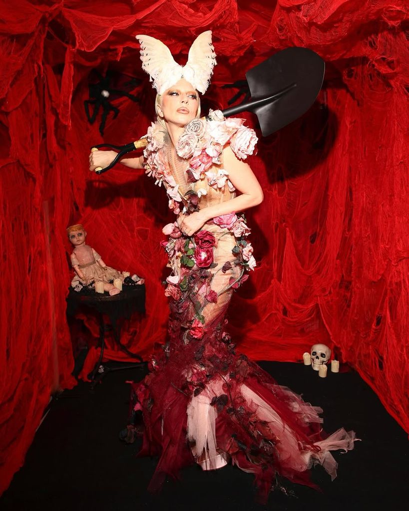 Lady Gaga dressed up as the Garden of Eden