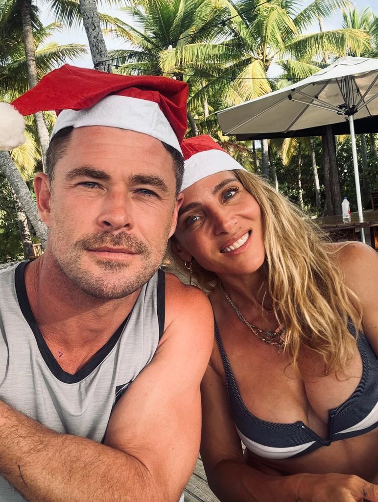 The family enjoyed a festive holiday in Fiji