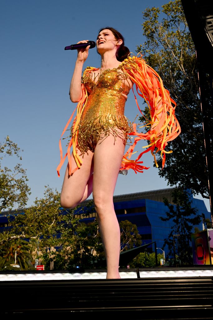 Sophie Ellis-Bextor performs onstage at Outloud at WeHo Pride 2024 at West Hollywood Park on June 1, 2024 in West Hollywood, California. 