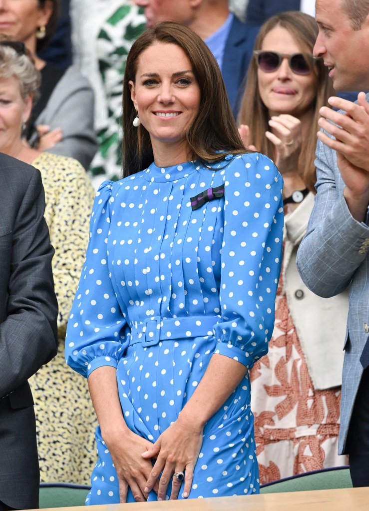 Kate previously wore the Alessandra Rich frock in 2022
