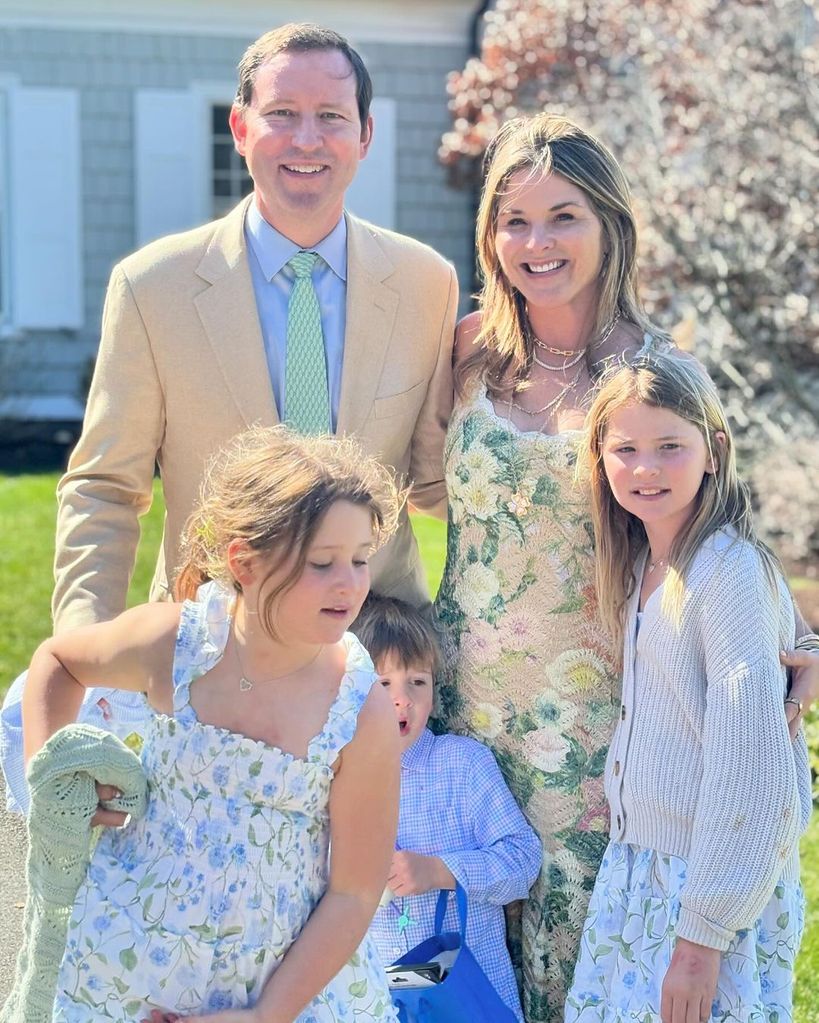 Jenna Bush Hager with her family on Easter Sunday