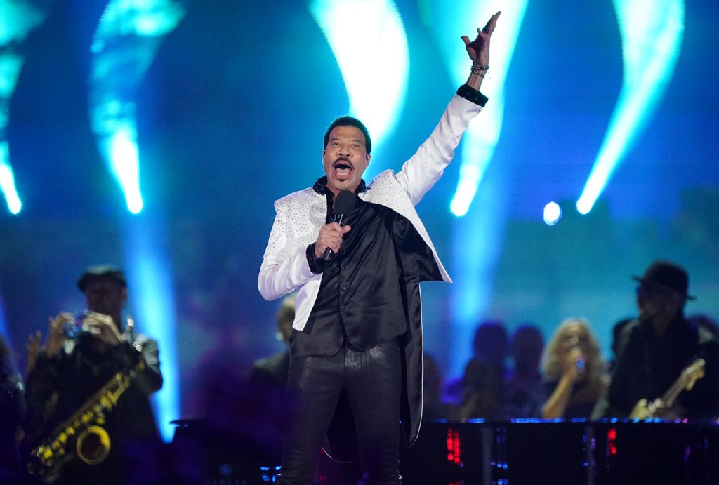 Lionel Richie performs during the Coronation Concert 