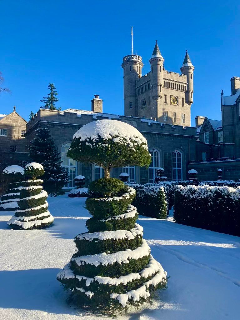 Balmoral covered in snow