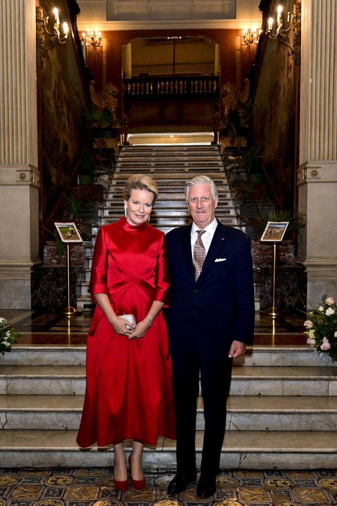 King Philippe of Belgium with Queen Mathilde 