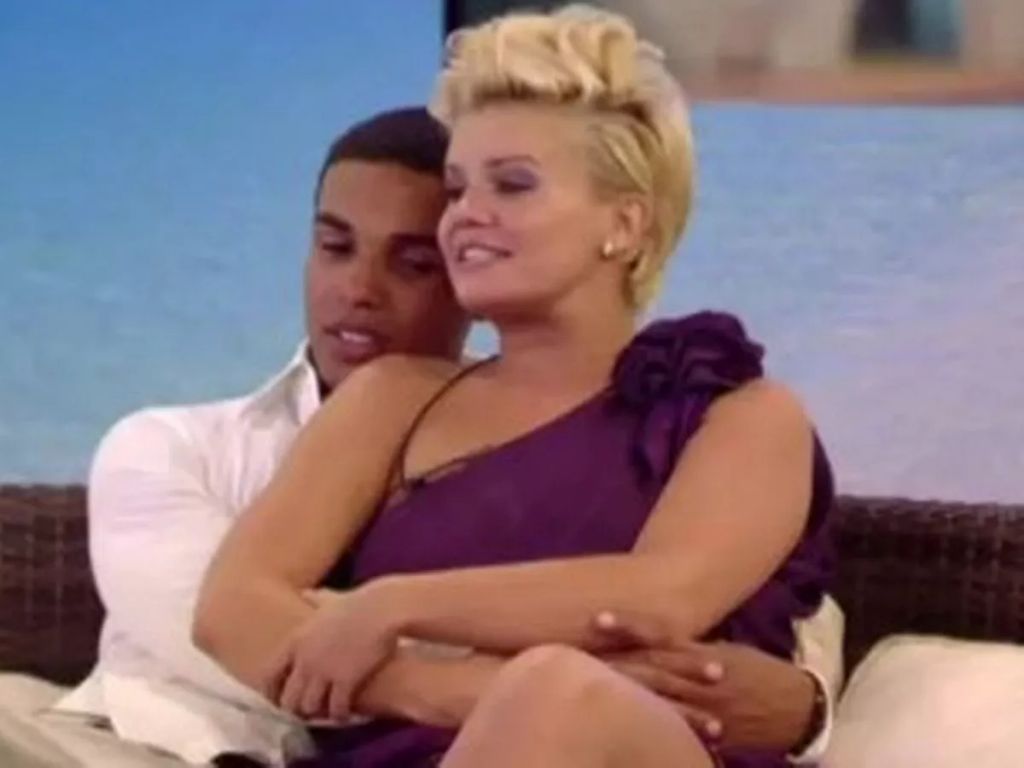 Lucien Laviscount with Kerry Katona on Celebrity Big Brother in 2011