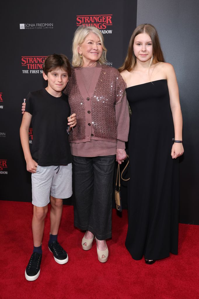 Jude and Truman Stewart on red carpet