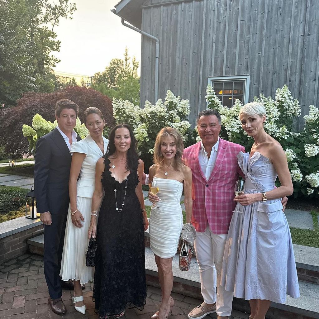 Susan Lucci (center) with friends in Hamptons