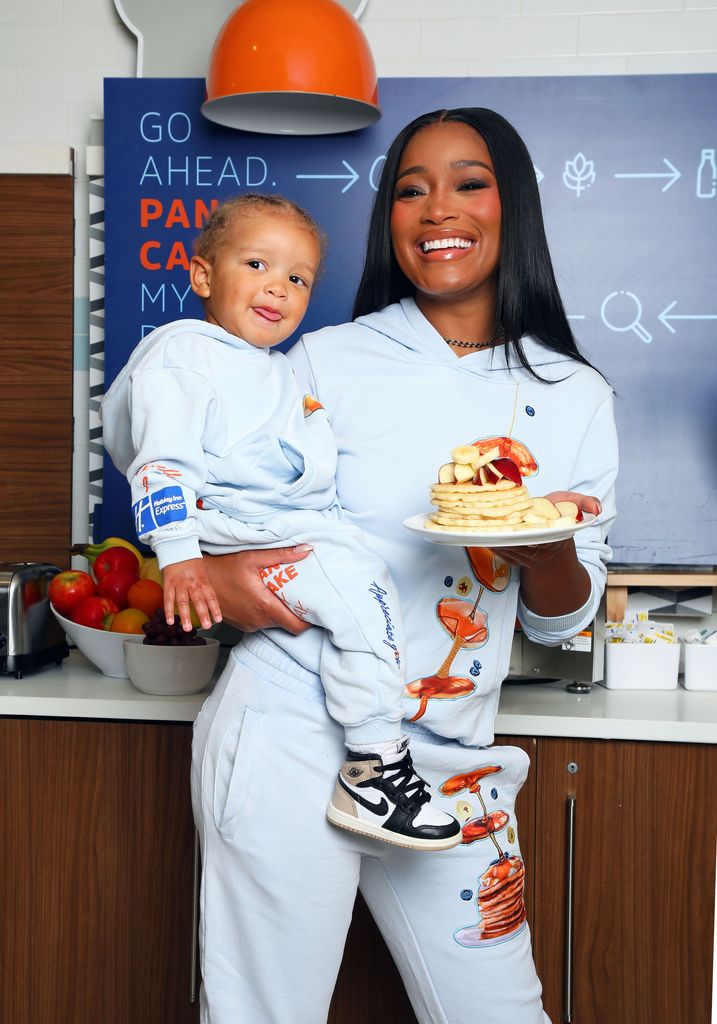 Keke and her son Leo