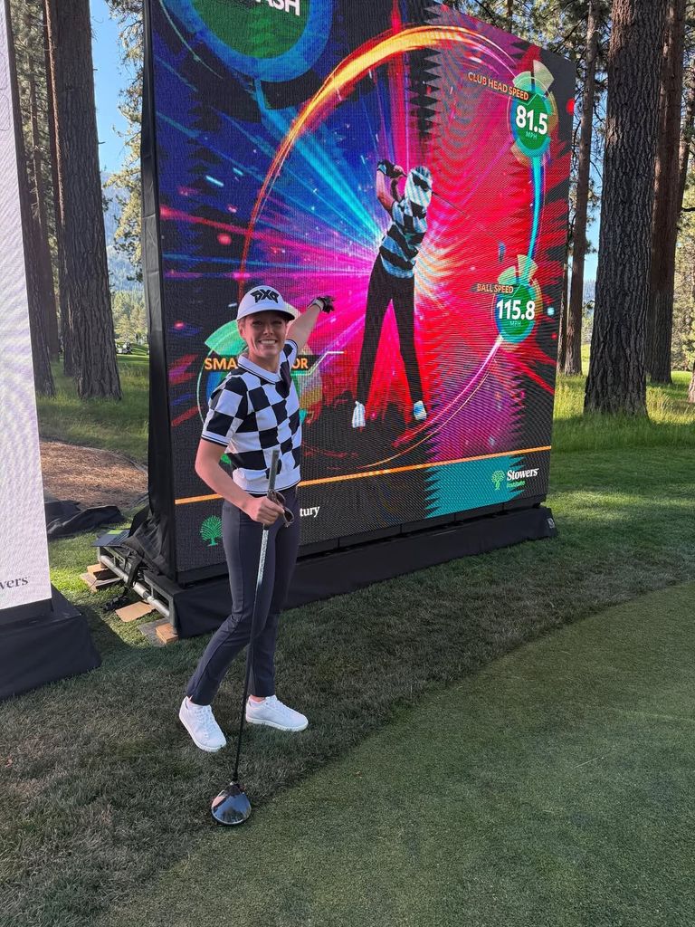 Dylan Dreyer photographed during the 2025 ACC Golf Championship, shared on Instagram