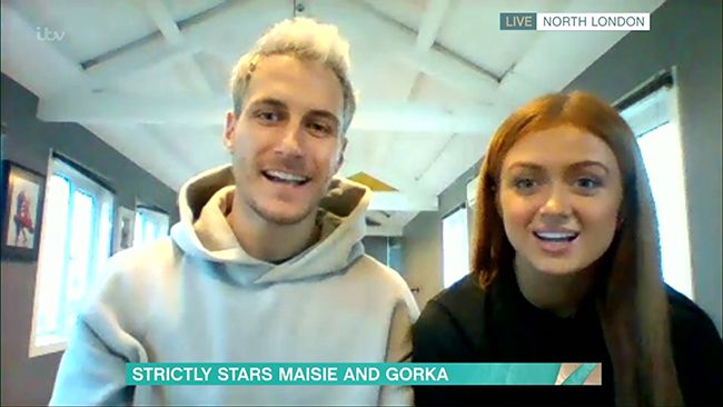 Gorka Marquez and Maisie Smith on video call