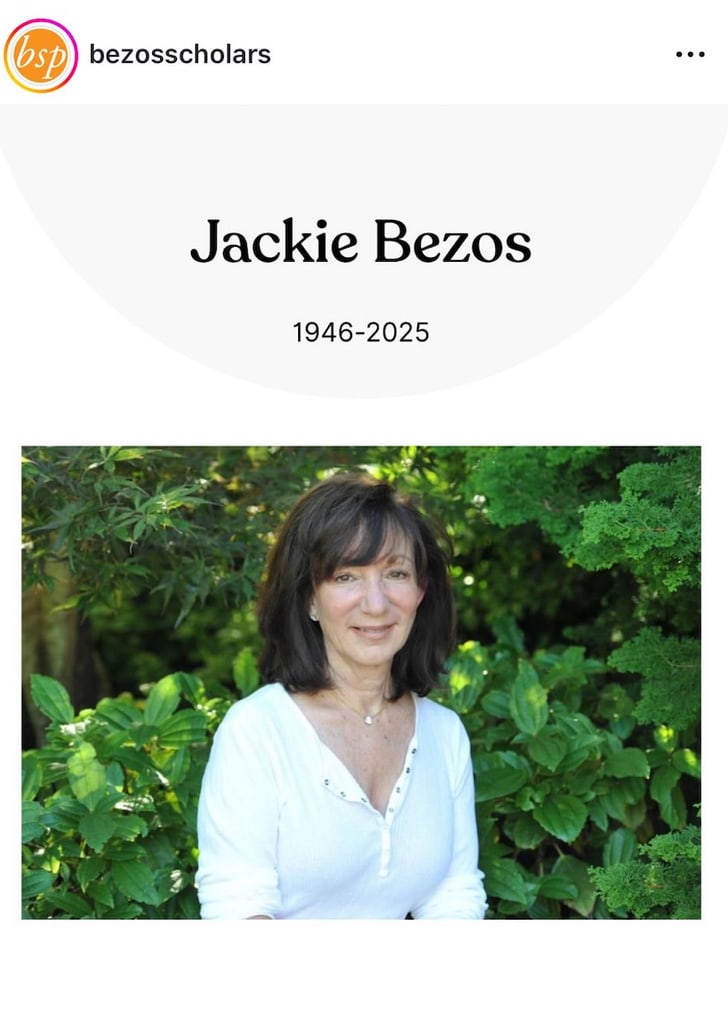 Jackie Bezos' death was announced on August 15, 2025