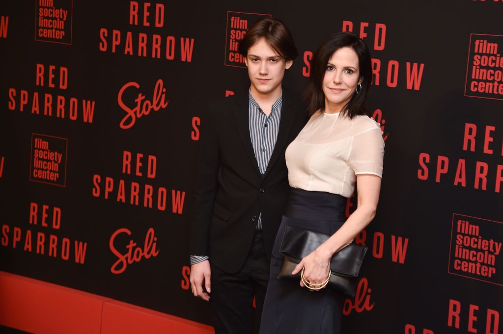 mary louise parker with her son william atticus parker