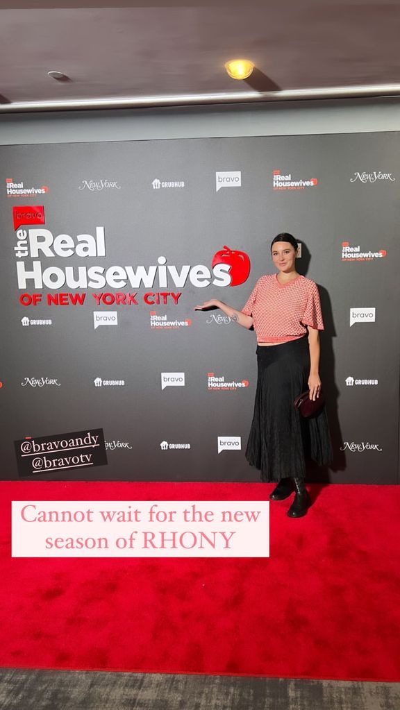 Gracie on the red carpet for RHONY 