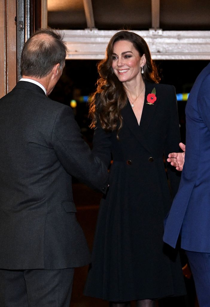 The Princess of Wales attended The Royal British Legion Festival of Remembrance ceremony on Saturday