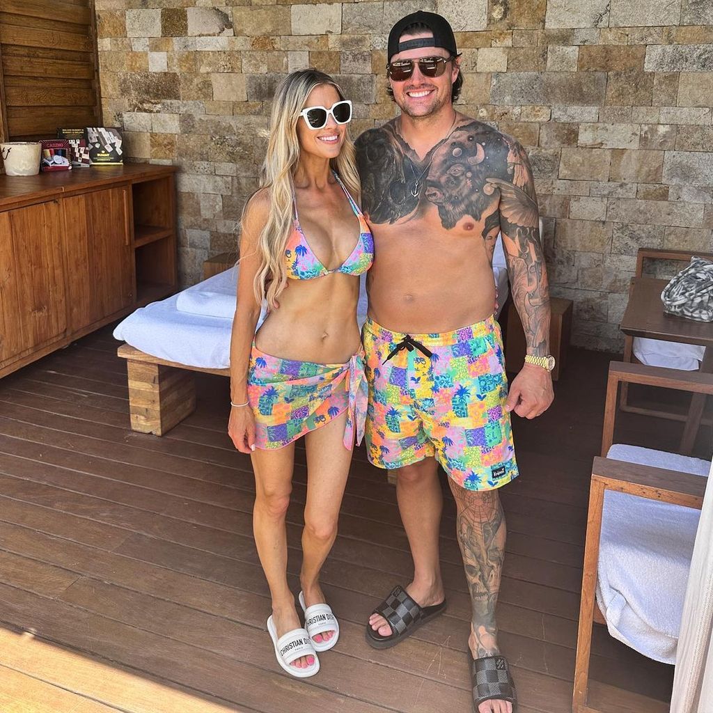 Christina Hall and her husband celebrated her 40th in Mexico