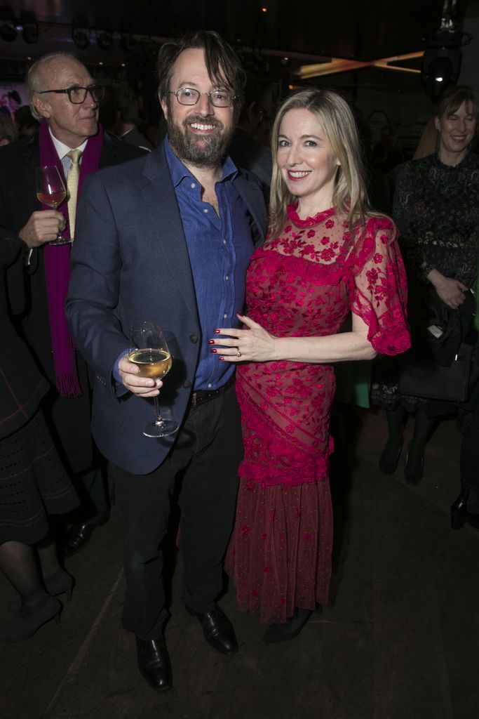 David Mitchell and Victoria Coren Mitchell at 'Upstart Crow' play, After Party, London, UK - 17 Feb 2020