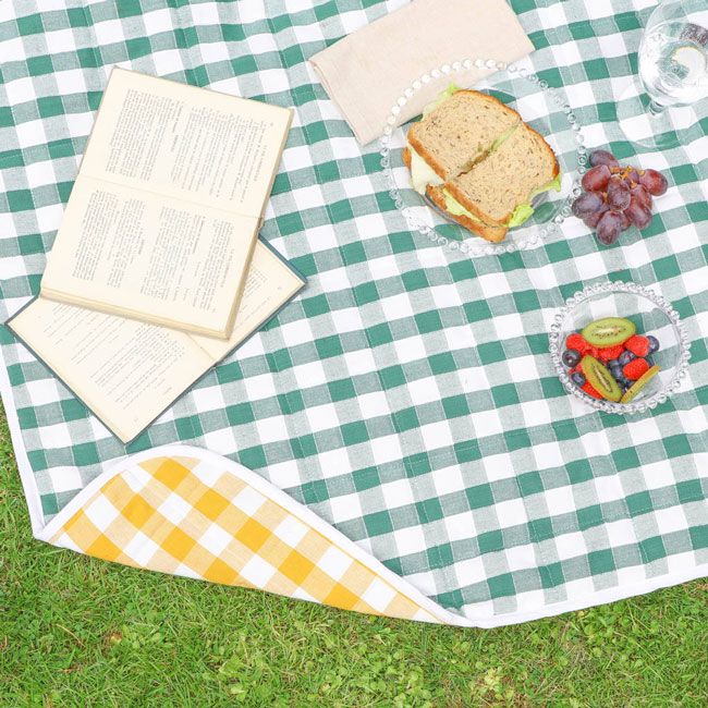 ginham picnic blanket
