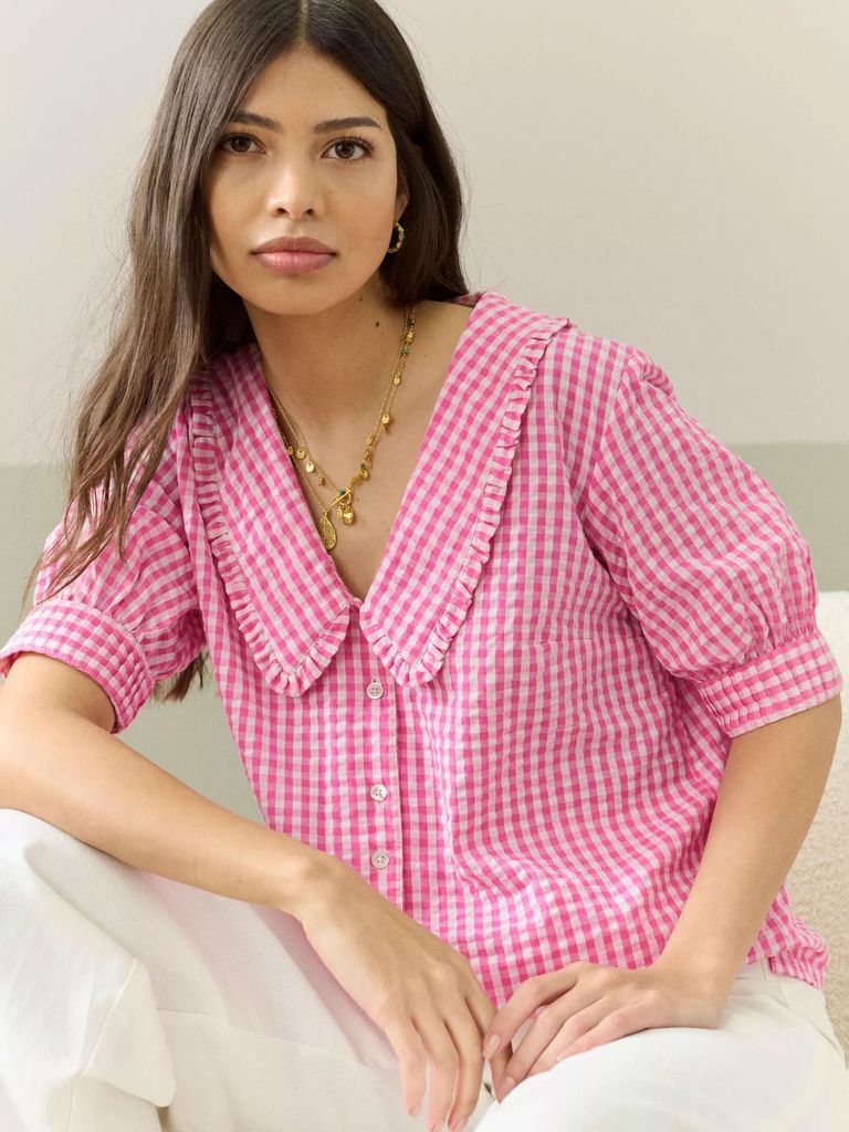 Brora Gingham Blouse