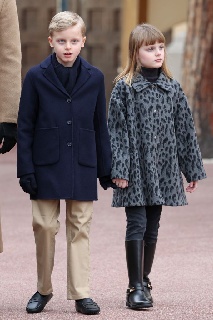 monaco twins walking outside