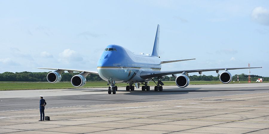 donald trump air force one