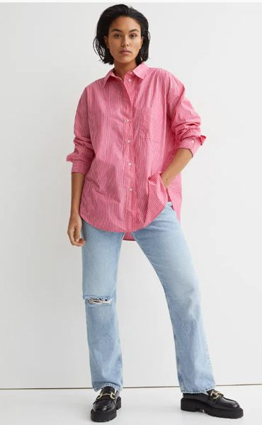 pink shirt hm