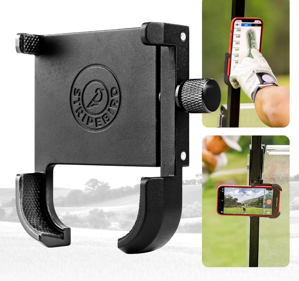 Stripebird - Original Golf Magnetic Phone Holder.