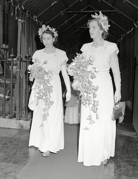princess elizabeth bridesmaid 1946