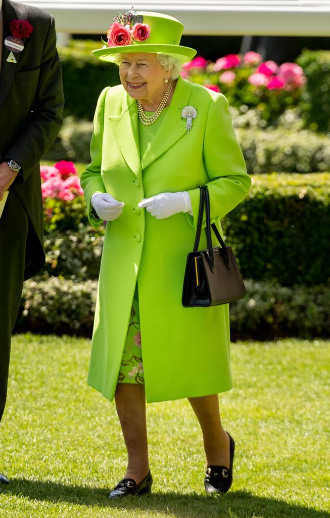 Queen Elizabeth II attends Royal Ascot Day 4 at Ascot Racecourse on June 22, 2018 in Ascot, United Kingdom. 