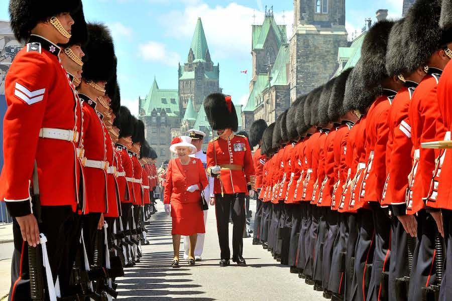 The Queen in Ottawa in 2010