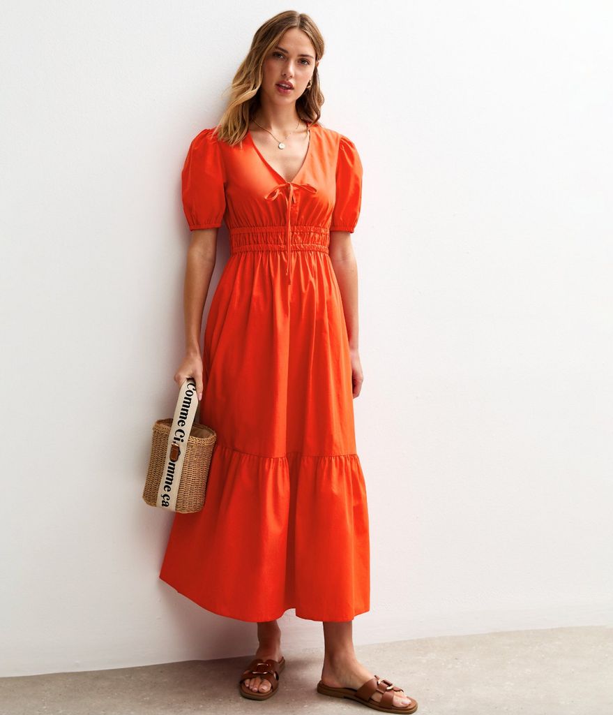 New Look orange dress