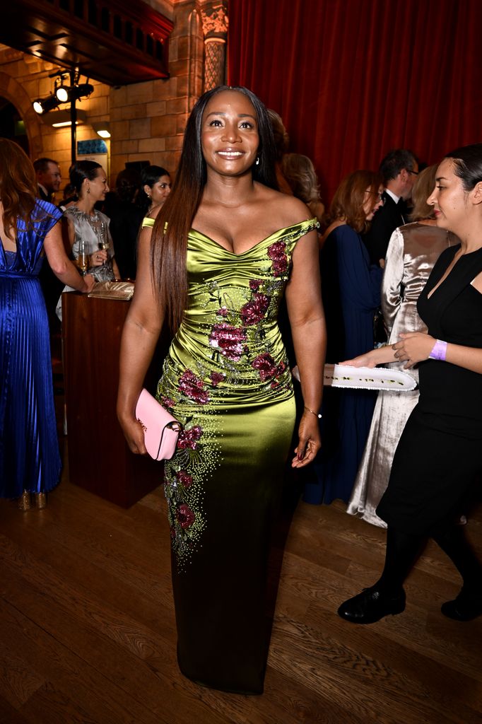 Fatou Baldeh attends the Clooney Foundation for Justice's The Albies at the Natural History Museum on October 03, 2025 in London, England