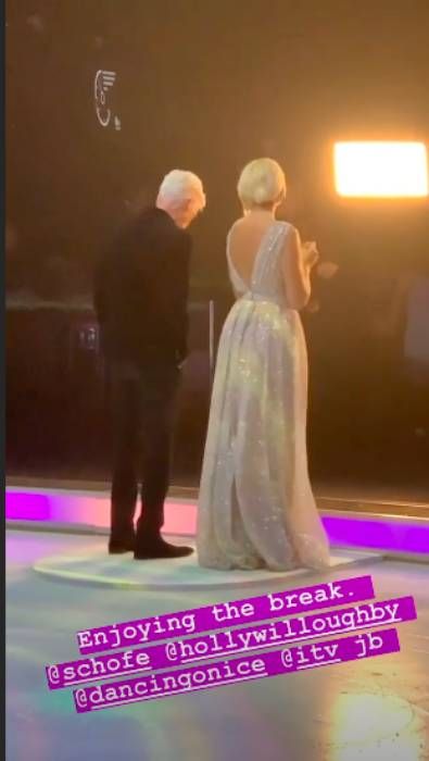 holly willoughby phillip schofield backstage video