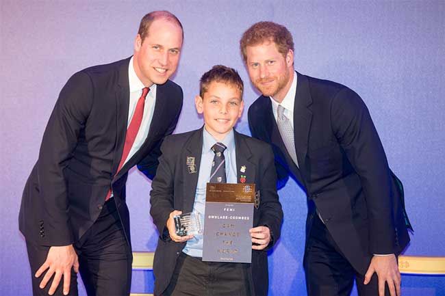 william harry diana award