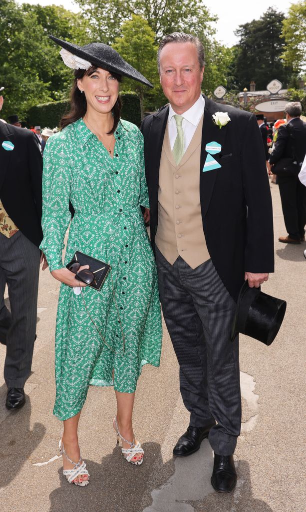 David and Samantha Cameron at Royal Ascot in June 2023