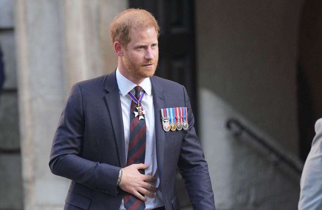 Duke of Sussex leaves St Paul's Cathedral