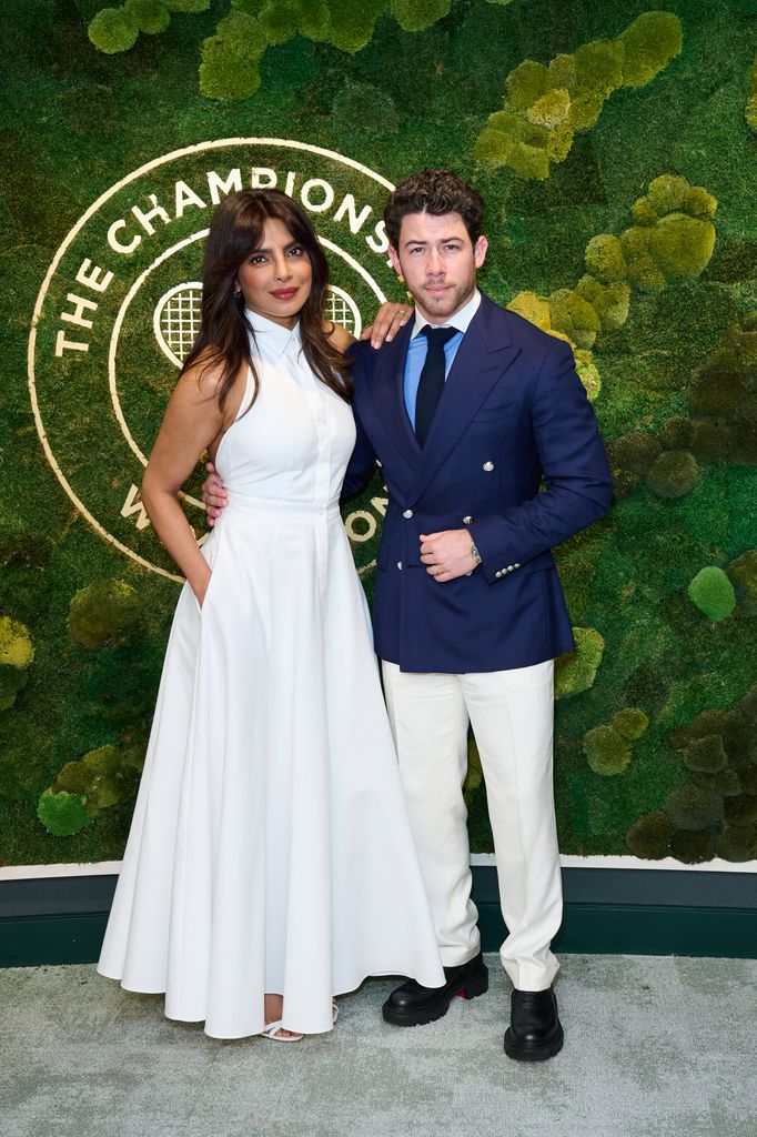 Priyanka Chopra and Nick Jonas at The Championships