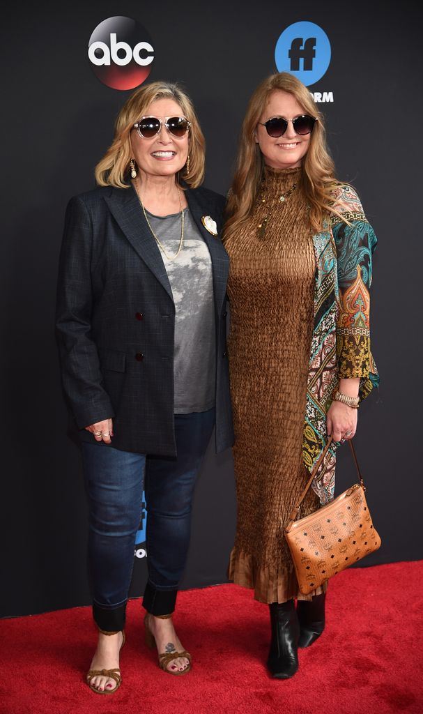 Roseanne Barr and  Brandi Brown  attend during 2018 Disney, ABC, Freeform Upfront at Tavern On The Green