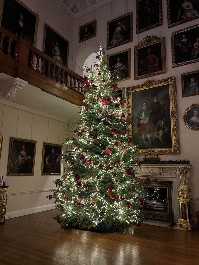 Christmas tree at Althorp House