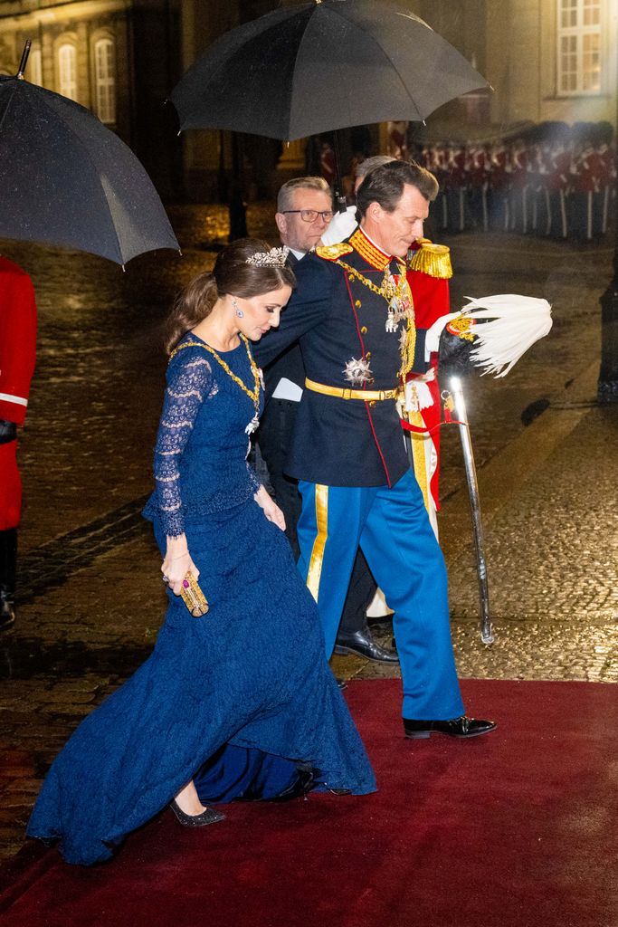 Prince Joachim and Princess Marie of Denmark attended the annual New Year's dinner 