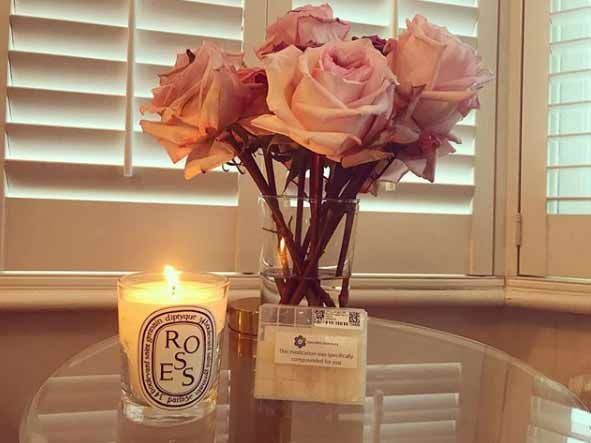 6 patsy kensit candles flowers