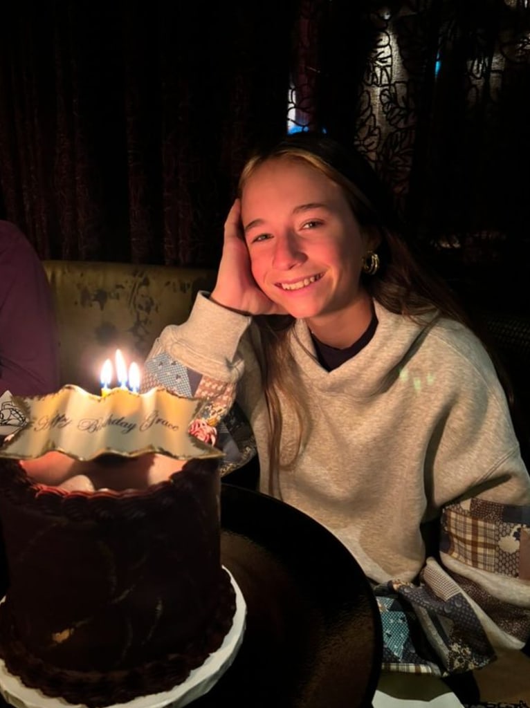 Photo shared by Mark Wahlberg's wife Rhea of their daughter Grace on her 15th birthday