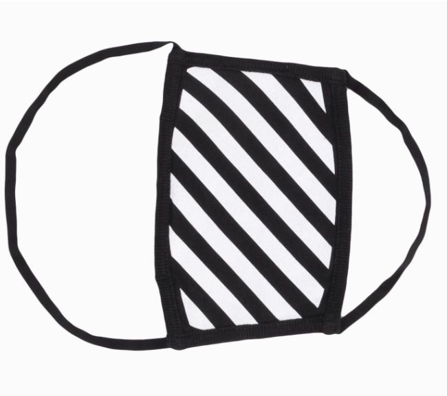OFF WHITE DIAG face mask covering