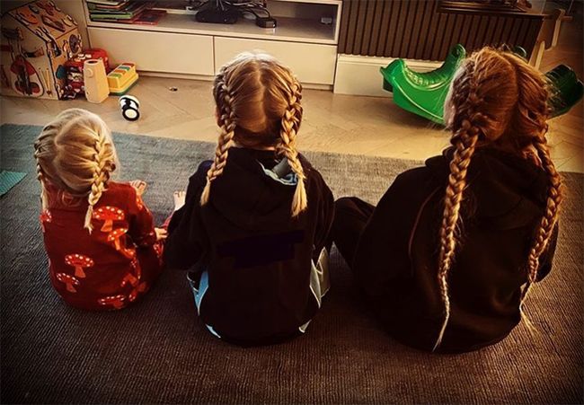 georgia tennant daughters braided hair