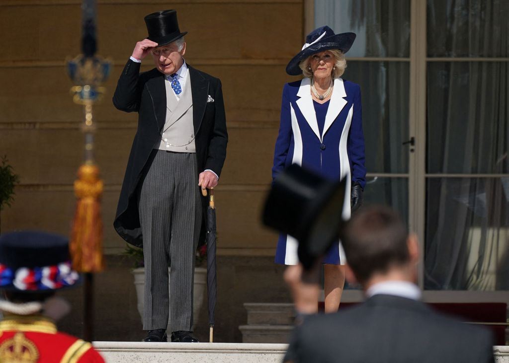 The King and Queen Consort's arrival