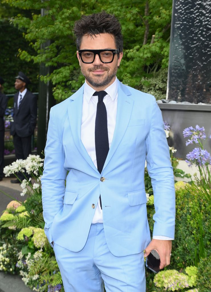 Dominic Cooper attends day three of Wimbledon
