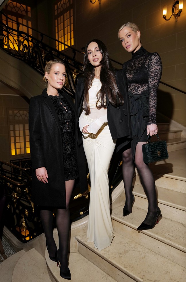 Eliza and Amelia attended the Aromaria London flagship store launch celebration dinner