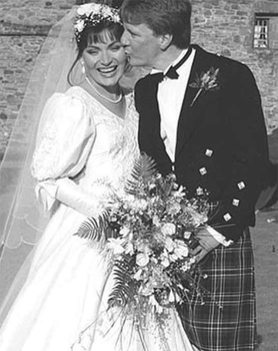 Lorraine Kelly Steve Smith wedding