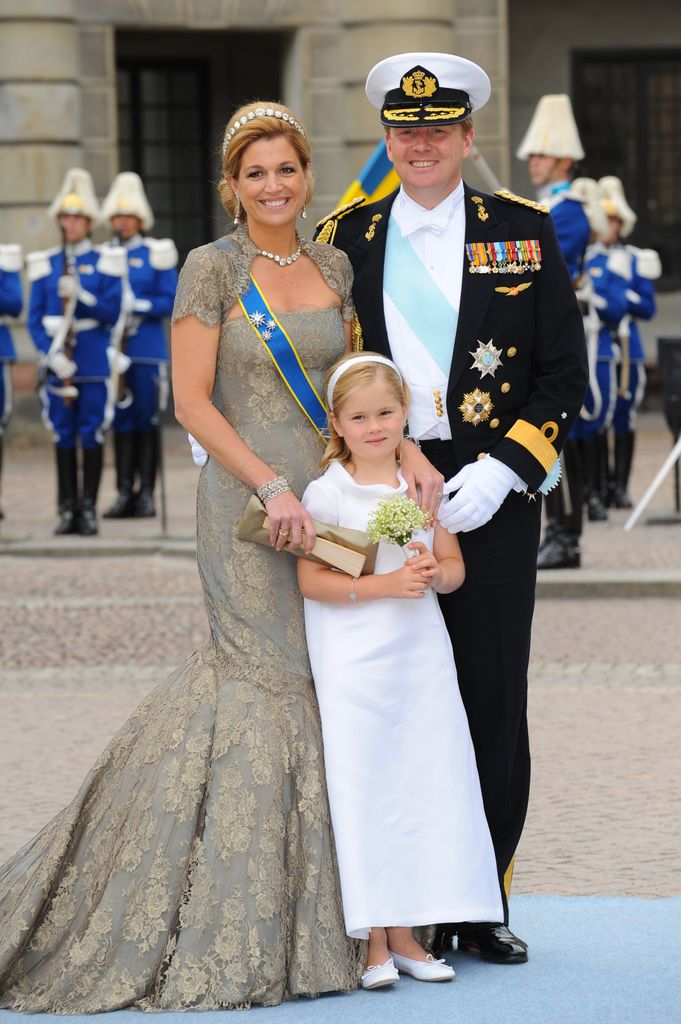 Princess Catharina-Amalia as bridesmaid